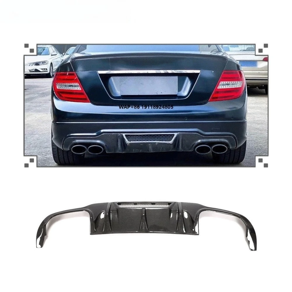 For Benz W204 C63 12-18 Carbon Fiber Rear Bumper Lip Diffuser Cover
For Benz W204 C63 12-18 Carbon Fiber Rear Bumper Lip Diffuser Cover