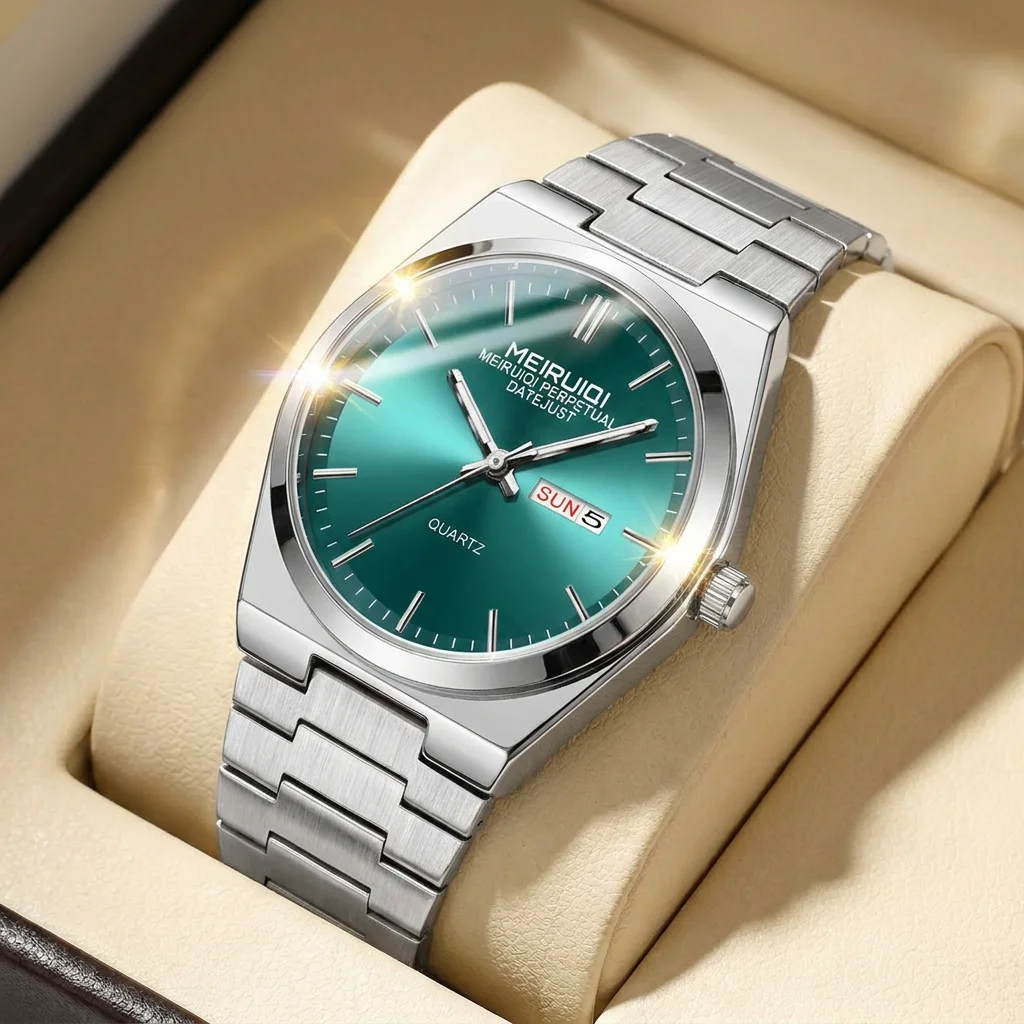 1pcs Men's Green Alloy Band Luxury Business Calendar Quartz Watch for Party Holiday Gift
1pcs Men's Green Alloy Band Luxury Business Calendar Quartz Watch for Party Holiday Gift