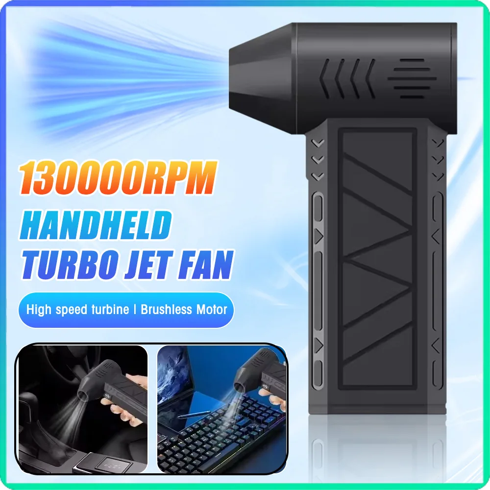 Ручной бесщеточный мини-вентилятор 130000 об/мин, электрический высокоскоростной вентилятор, перезаряжаемый через USB, мощный пылевой вентилятор
Ручной бесщеточный мини-вентилятор 130000 об/мин, электрический высокоскоростной вентилятор, перезаряжаемый через USB, мощный пылевой вентилятор