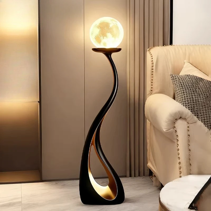 Large floor lamp living room TV cabinet next to sofa art ornament light luxury high-end home decoration
Large floor lamp living room TV cabinet next to sofa art ornament light luxury high-end home decoration