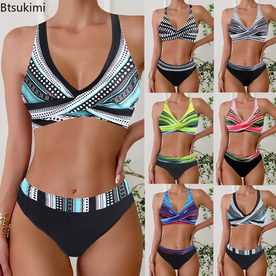 Women's Summer High-quality Bikini Sports Swimsuit Two-piece Swimsuit Fashionable Sexy Off The Shoulder Swimsuit Beach Outfit
Women's Summer High-quality Bikini Sports Swimsuit Two-piece Swimsuit Fashionable Sexy Off The Shoulder Swimsuit Beach Outfit
