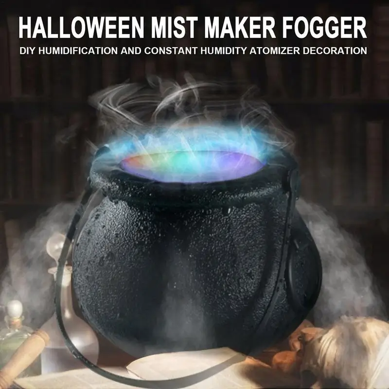 Glowing Witch Jar Halloween Scary Witch Cauldron with Fog Haunted House Props Seasonal Decors 12 Colors Changing Light
Glowing Witch Jar Halloween Scary Witch Cauldron with Fog Haunted House Props Seasonal Decors 12 Colors Changing Light