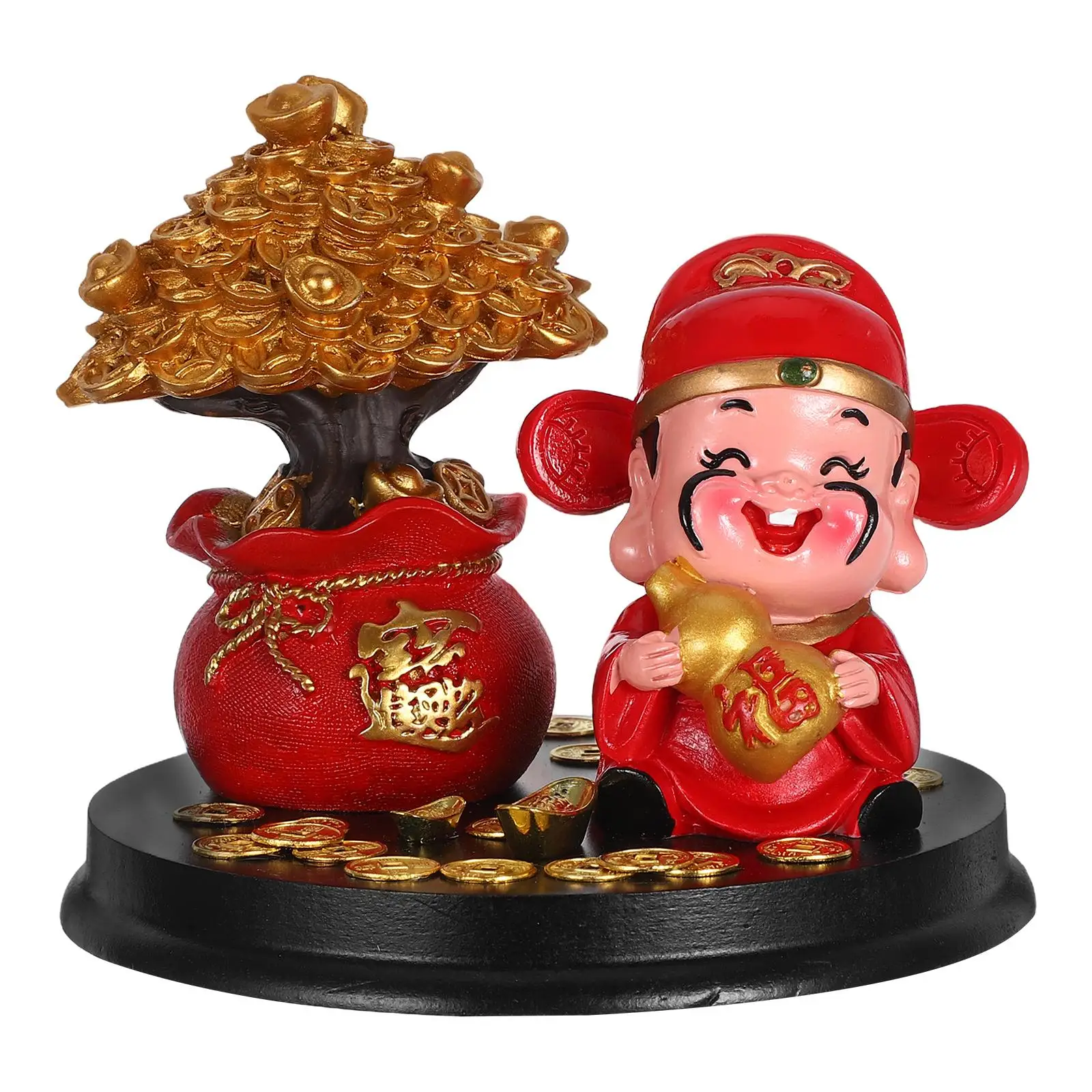 God of Wealth Ornaments on The Center Console Decoration Showpiece Bobble Statue Mini Wreath Wreaths Car Crystal
God of Wealth Ornaments on The Center Console Decoration Showpiece Bobble Statue Mini Wreath Wreaths Car Crystal