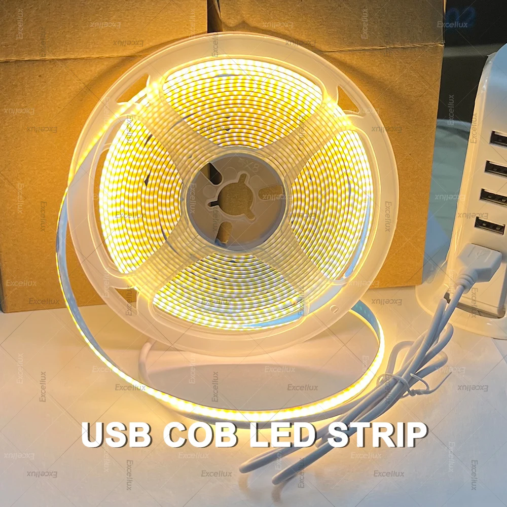 5V USB COB Led Strip Light Warm Natural White Cabinet Lamp Night Lighting Flexible Led Ribbon Strip TV Backlight Room Home Decor
5V USB COB Led Strip Light Warm Natural White Cabinet Lamp Night Lighting Flexible Led Ribbon Strip TV Backlight Room Home Decor