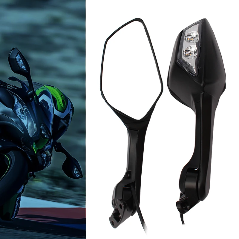 With Lamp Motorcycle Rearview Mirror Motorcycle Universal Ccessories Motorcycle Modification Parts Suitable for Ninja
With Lamp Motorcycle Rearview Mirror Motorcycle Universal Ccessories Motorcycle Modification Parts Suitable for Ninja
