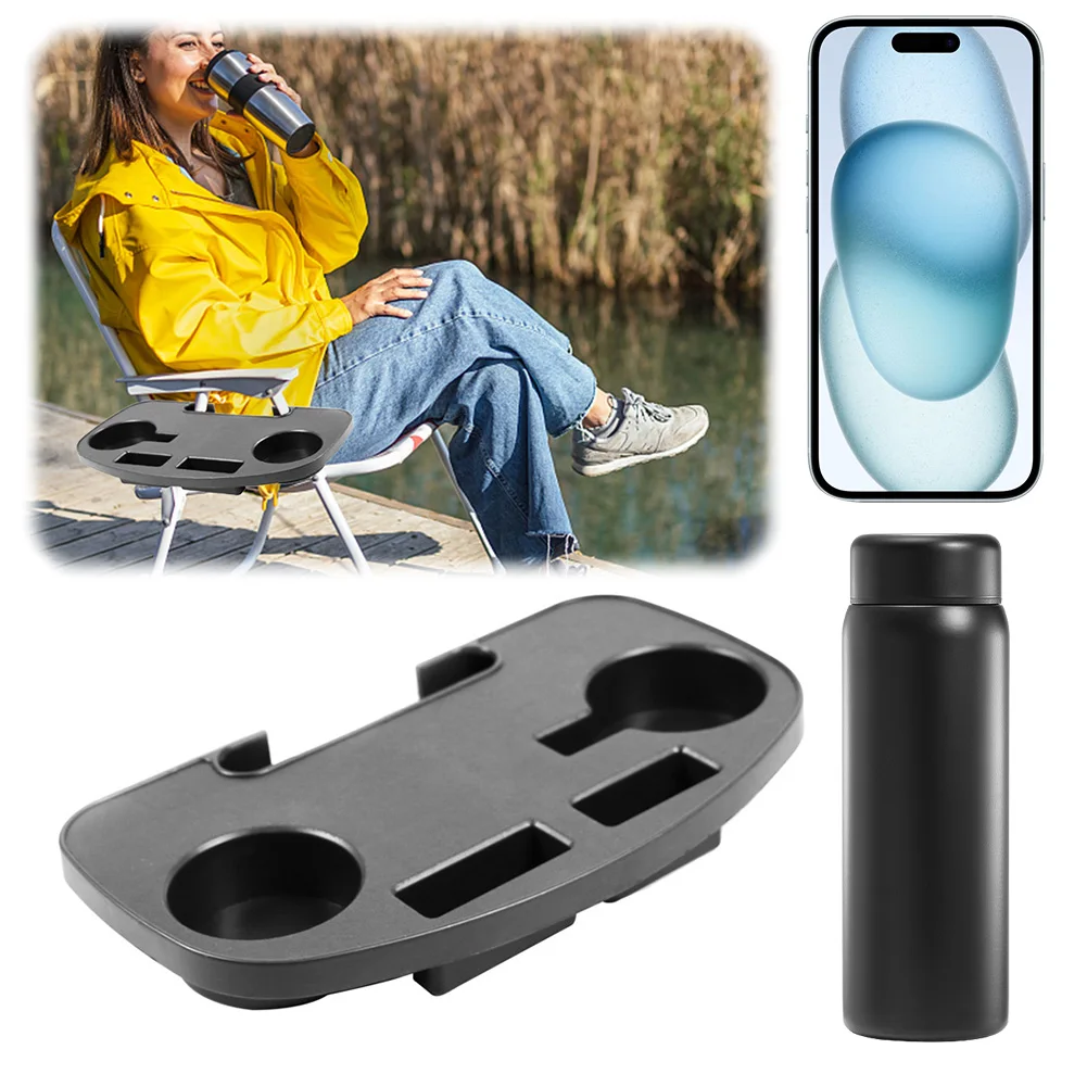 Folding Relaxing Chair Drink Holder with Mobile Device Slot Chair Cup Holder Recliner Accessories Tray for Fishing Camping Beach
Folding Relaxing Chair Drink Holder with Mobile Device Slot Chair Cup Holder Recliner Accessories Tray for Fishing Camping Beach