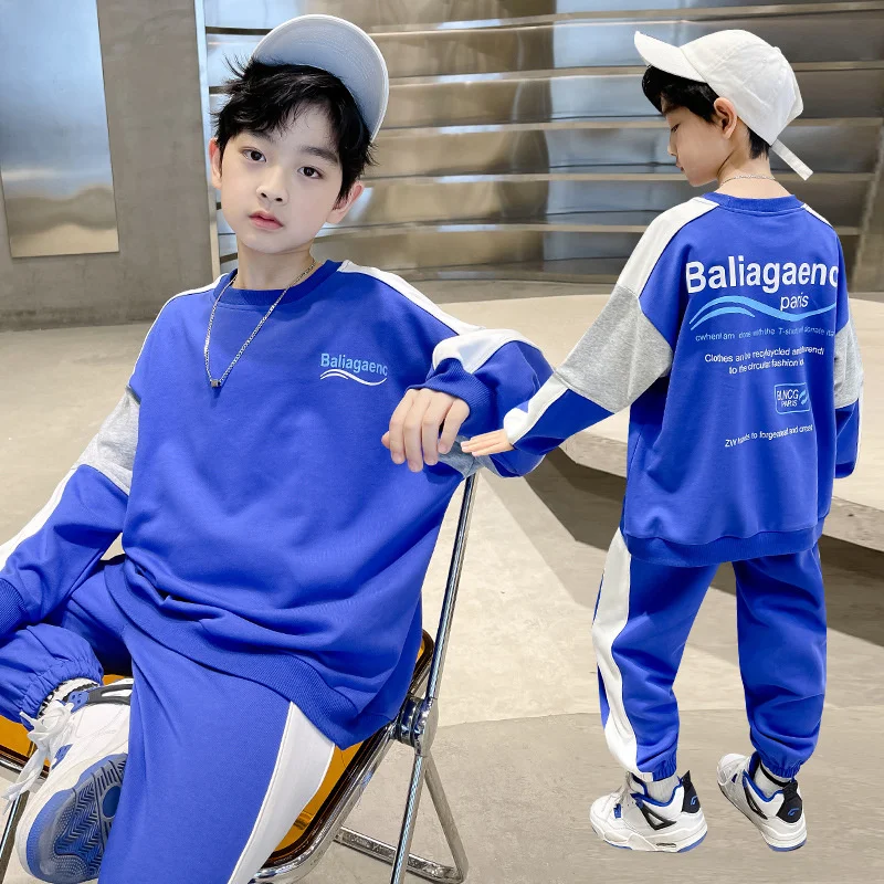 Boys Suit Coat +Pants Cotton 2Pcs/Sets 2022 Blue Spring Autumn Thicken Sports Sets Kid Formal Sport Teenagers Children Clothing
Boys Suit Coat +Pants Cotton 2Pcs/Sets 2022 Blue Spring Autumn Thicken Sports Sets Kid Formal Sport Teenagers Children Clothing