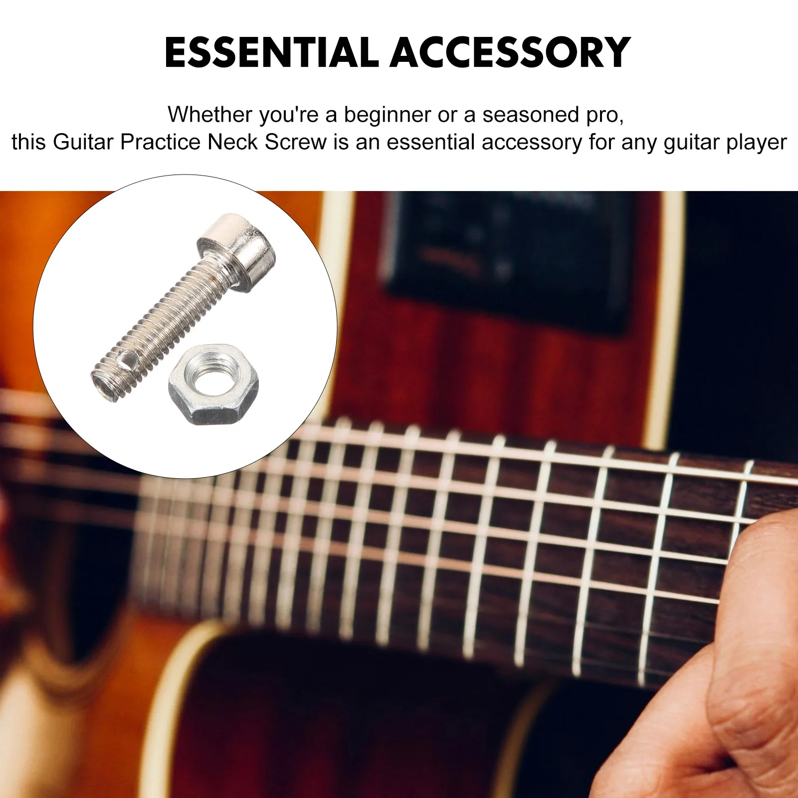 10 Pcs Screws Stainless Steel Key Adjuster Pocket Portable Guitar Chord Practice Tool Accessory Practice Tool Accessories
10 Pcs Screws Stainless Steel Key Adjuster Pocket Portable Guitar Chord Practice Tool Accessory Practice Tool Accessories