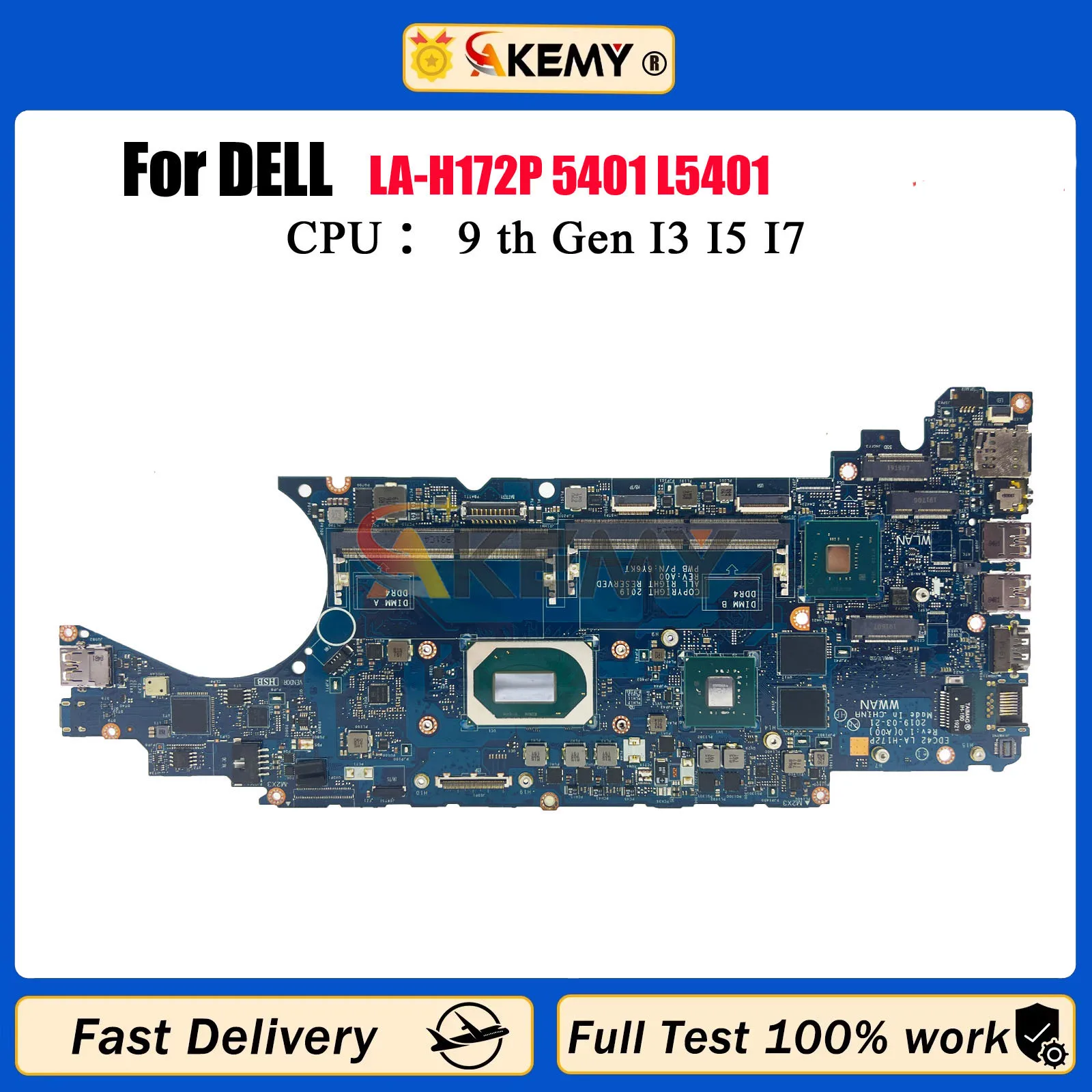 LA-H172P For Dell Latitude 3541 5401 5501 Laptop Motherboard I5 i7 MX150 2G 06YY9J 04TXRT 02T31D Notebook Mainboard Full Tested
LA-H172P For Dell Latitude 3541 5401 5501 Laptop Motherboard I5 i7 MX150 2G 06YY9J 04TXRT 02T31D Notebook Mainboard Full Tested