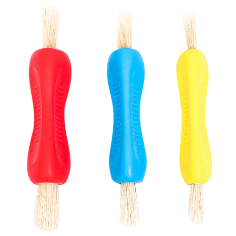Painting DIY Paint Brush For Children Art Graffiti Easy To Hold Thickness Handle Three-Color Double-Sided Brush
Painting DIY Paint Brush For Children Art Graffiti Easy To Hold Thickness Handle Three-Color Double-Sided Brush