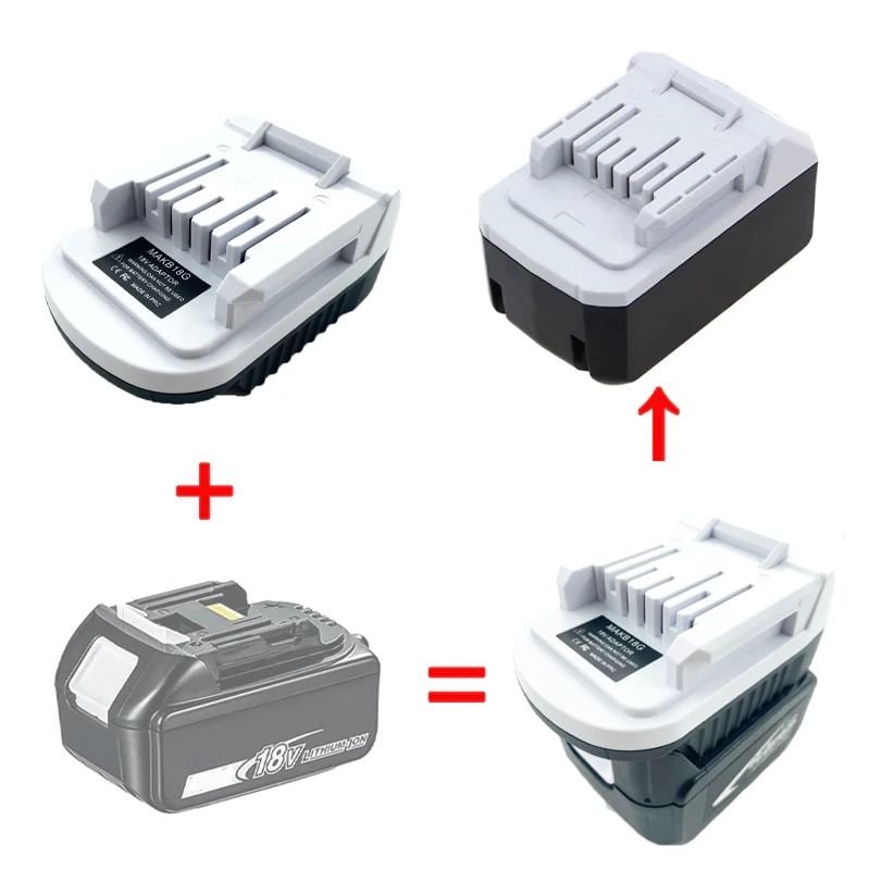 Replacement Converter Adapter for Makita 18V Lithium Battery BL1830 BL1850B To for Makita G Series BL1813G BL1815G Battery
Replacement Converter Adapter for Makita 18V Lithium Battery BL1830 BL1850B To for Makita G Series BL1813G BL1815G Battery
