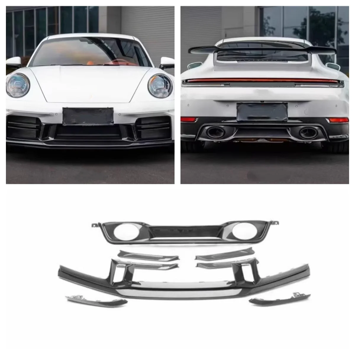 Carbon Fiber Body kit for Porsche 911 992.2 Modified Front Shovel Rear Lip Grille Trim Car Accessories
Carbon Fiber Body kit for Porsche 911 992.2 Modified Front Shovel Rear Lip Grille Trim Car Accessories