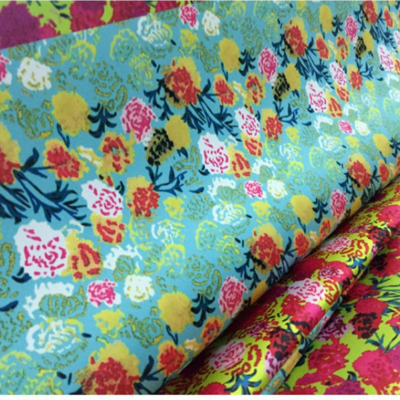 Brand Fashion Designer Flower Print Polyester Fabric Clothing Shirt Diy Sew Cloth for Dress Fabrics by the Meter Wholesale
Brand Fashion Designer Flower Print Polyester Fabric Clothing Shirt Diy Sew Cloth for Dress Fabrics by the Meter Wholesale