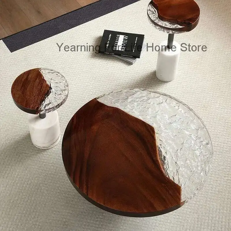 Epoxy Design Coffee Table Modern Centerpiece Marble Center Living Room Side Table Small Round Luxury Stolik Kawowy Furniture
Epoxy Design Coffee Table Modern Centerpiece Marble Center Living Room Side Table Small Round Luxury Stolik Kawowy Furniture