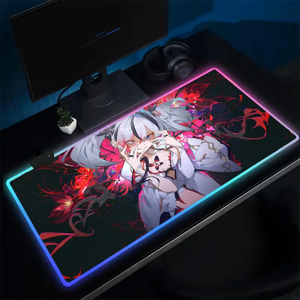 Коврик для мыши Wuthering Waves CAMELLYA, игровой коврик для мыши в стиле аниме, светодиодные настольные коврики с подсветкой, резиновые настольные коврики XXL RGB
Коврик для мыши Wuthering Waves CAMELLYA, игровой коврик для мыши в стиле аниме, светодиодные настольные коврики с подсветкой, резиновые настольные коврики XXL RGB