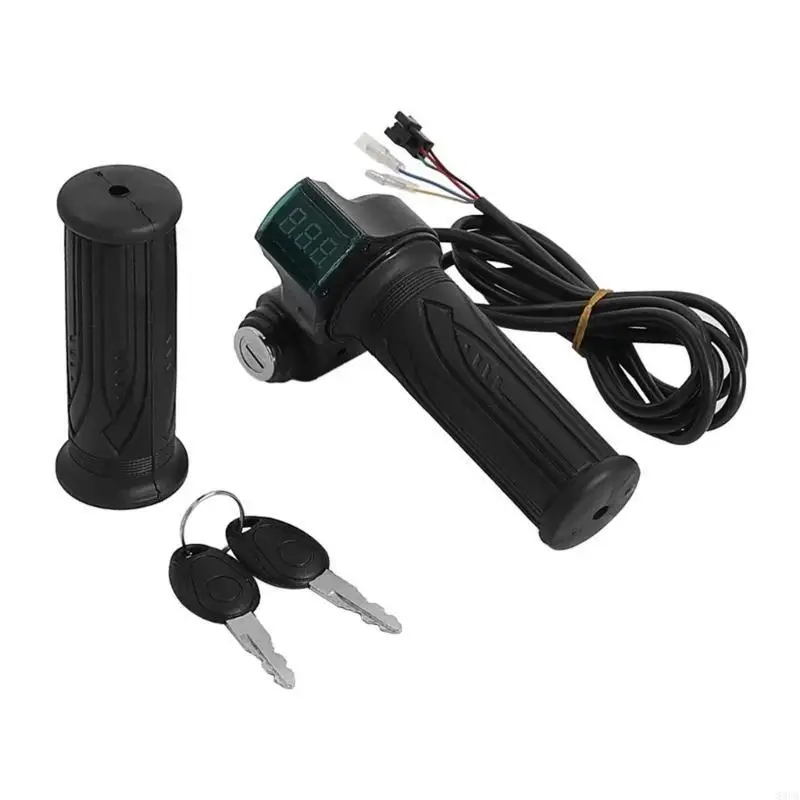 83CA Electric Bike Throttle Throttle с светодиодной дисплеем десклераторной ручки с ручкой ручки закручивания руля скутера
83CA Electric Bike Throttle Throttle с светодиодной дисплеем десклераторной ручки с ручкой ручки закручивания руля скутера