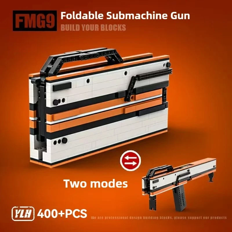 Креативный конструктор FMG9 Uzi: Техническая модель пистолета-пулемета, стреляющая пулями, из строительных блоков. Игрушка-подарок для мальчика.
Креативный конструктор FMG9 Uzi: Техническая модель пистолета-пулемета, стреляющая пулями, из строительных блоков. Игрушка-подарок для мальчика.