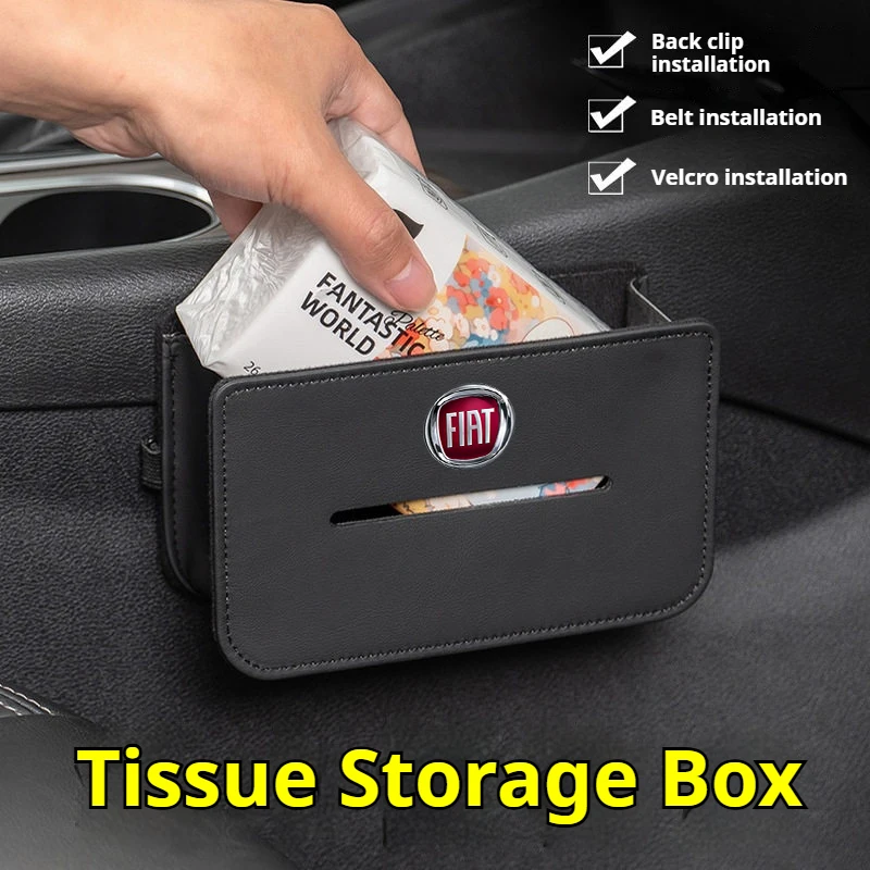 Car tissue box storage multi-functional car storage bag car accessories suitable for Fiat 500 car accessories
Car tissue box storage multi-functional car storage bag car accessories suitable for Fiat 500 car accessories