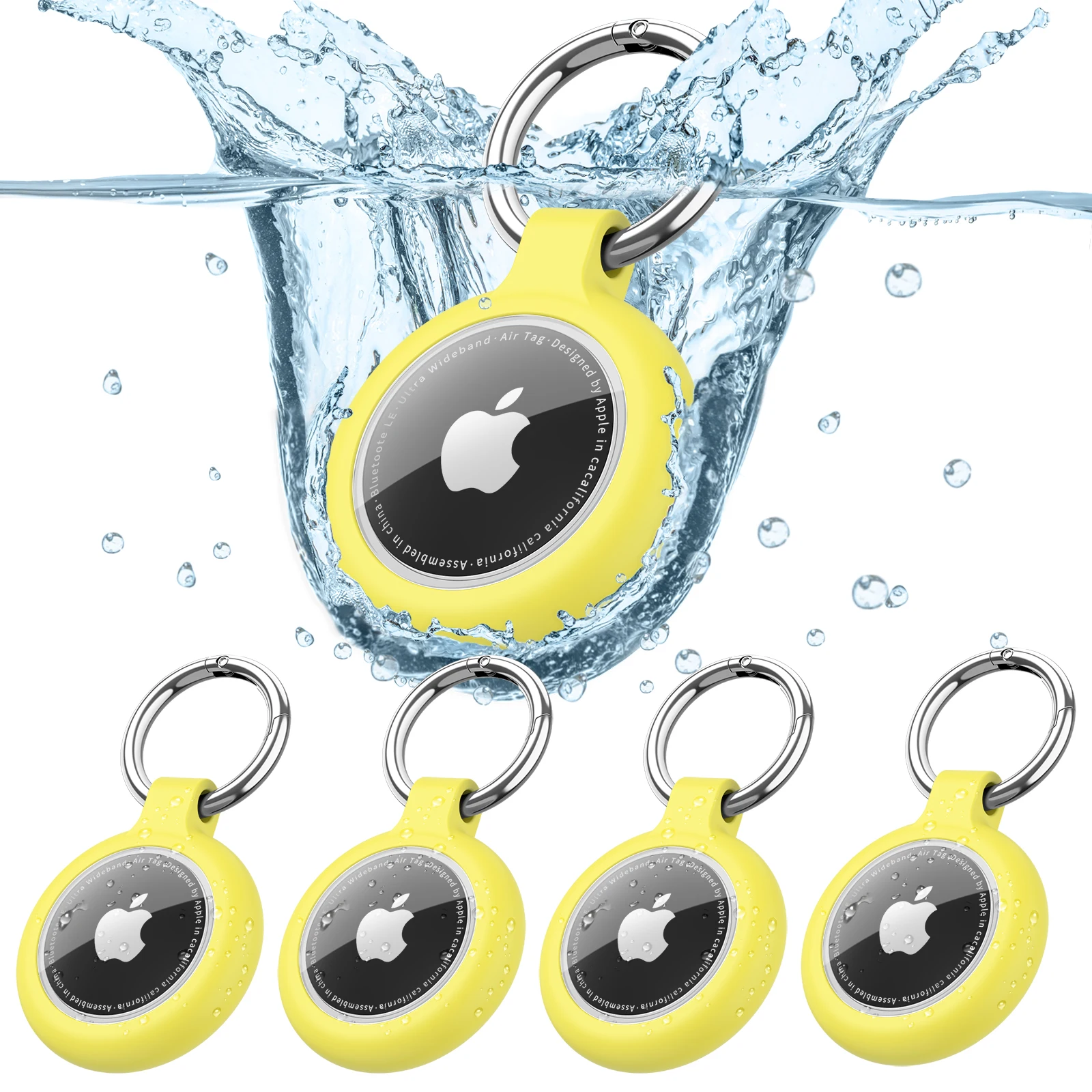Waterproof TPU Case for Apple Airtags Cover Protective Shell Tracker Accessories Anti-scratch Sleeve Keychain For Air tag Case
Waterproof TPU Case for Apple Airtags Cover Protective Shell Tracker Accessories Anti-scratch Sleeve Keychain For Air tag Case