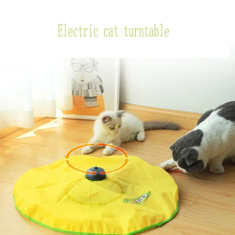 1 Set Interactive Electric Cat Turntable Toy Auto Teaser Rotating Stick for Cats Toy Without Battery
1 Set Interactive Electric Cat Turntable Toy Auto Teaser Rotating Stick for Cats Toy Without Battery