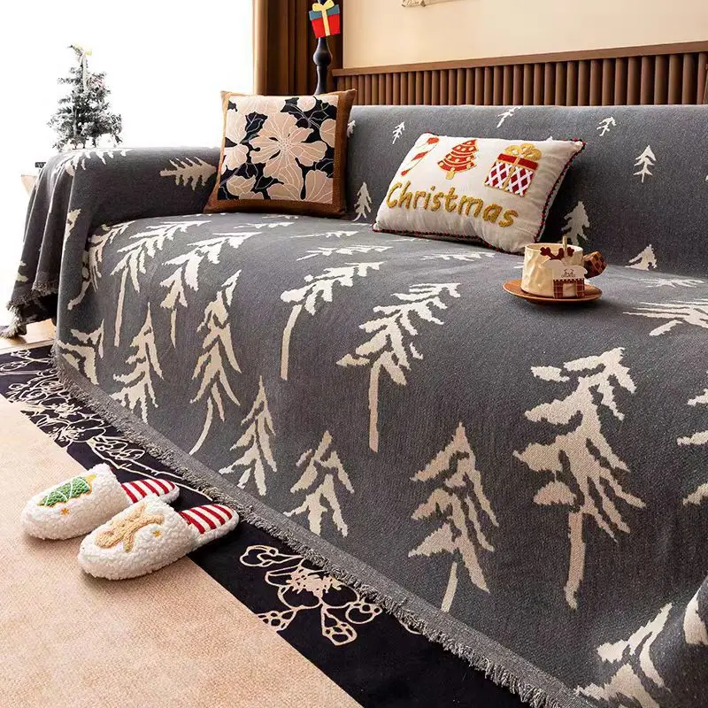 1PC Sofa Towel Sofa Cover Cloth Cover Modern Simple Light Luxury Silver Thread Non-slip Four-season Universal Christmas Blanket
1PC Sofa Towel Sofa Cover Cloth Cover Modern Simple Light Luxury Silver Thread Non-slip Four-season Universal Christmas Blanket