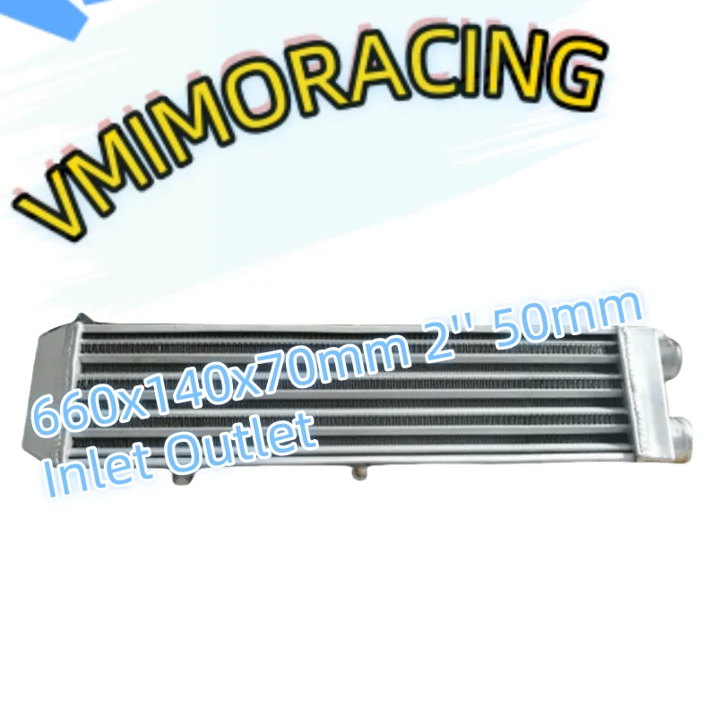 660x140x70mm 2'' 50mm Inlet Outlet Universal Aluminum Intercooler Fit Delta Fin Design One Sided express logistics
660x140x70mm 2'' 50mm Inlet Outlet Universal Aluminum Intercooler Fit Delta Fin Design One Sided express logistics