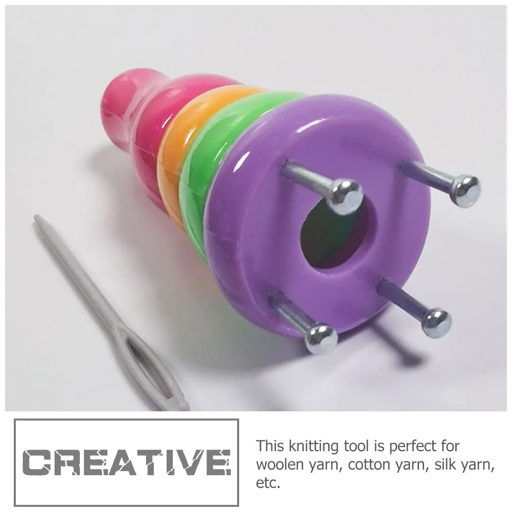 2 Pcs Rope Knitter DIY Wool Knitter Lightweight Plastic Weaving Sweater Stitch Needle Machine Knitting Tool Yarn Craft
2 Pcs Rope Knitter DIY Wool Knitter Lightweight Plastic Weaving Sweater Stitch Needle Machine Knitting Tool Yarn Craft