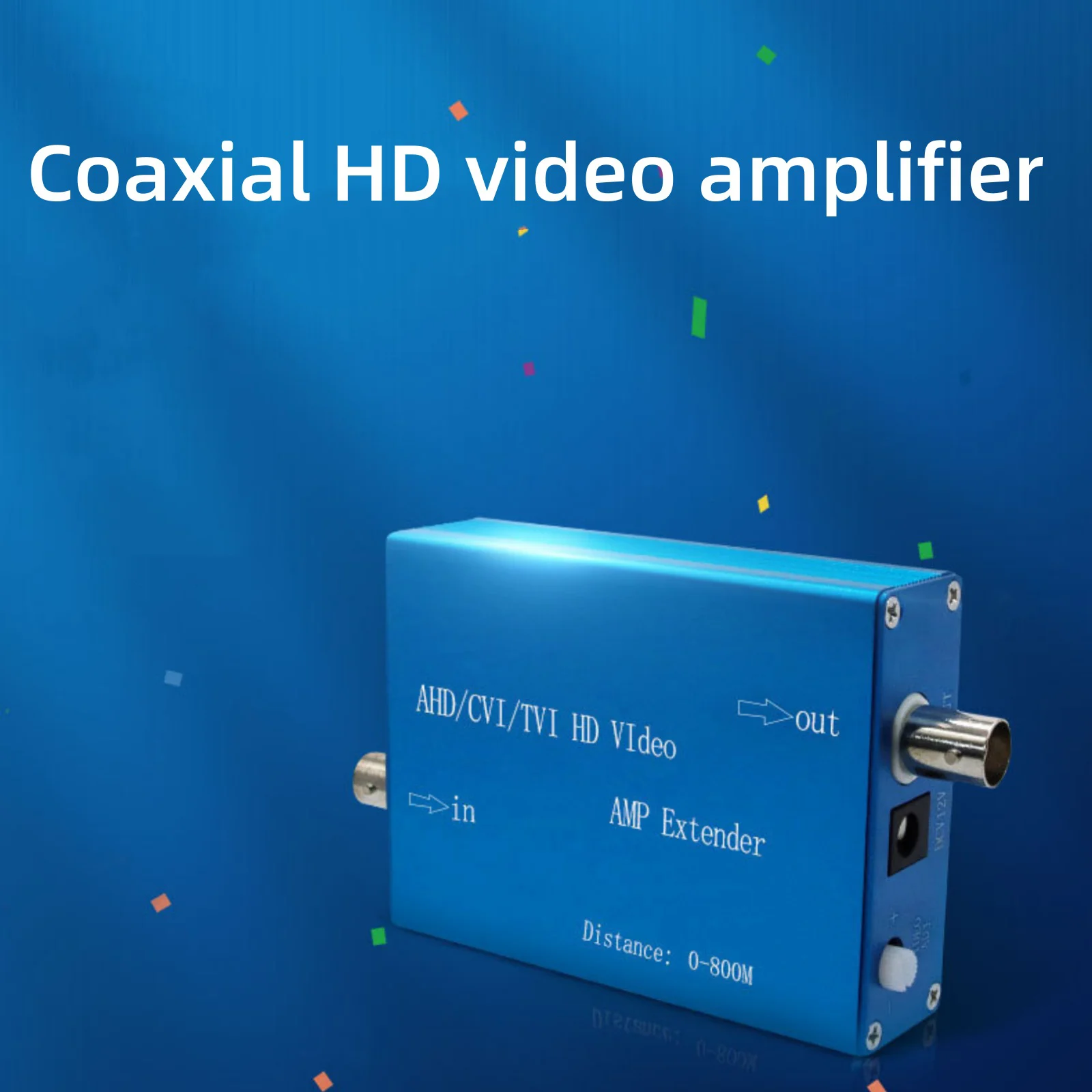 HD CCTV Camera Video Amplifier AHD HD-TVI CVI CVBS Composite Signal Booster Extender BNC 1CH IN/OUT Coaxial Cable Repeater
HD CCTV Camera Video Amplifier AHD HD-TVI CVI CVBS Composite Signal Booster Extender BNC 1CH IN/OUT Coaxial Cable Repeater
