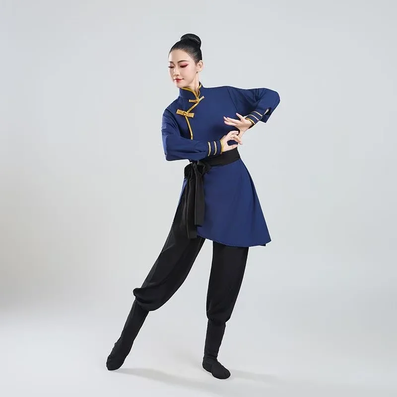Wushu Hanfu Traditional Mongolian Stage Performance Long Shirt Men Women Modern Dance Outfit Daily Tai Chi Practice Clothing
Wushu Hanfu Traditional Mongolian Stage Performance Long Shirt Men Women Modern Dance Outfit Daily Tai Chi Practice Clothing