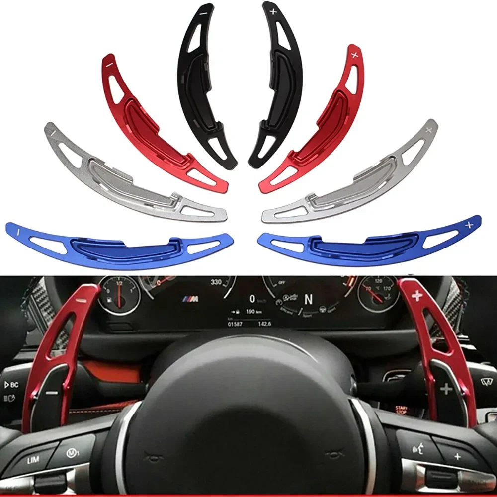 For BMW M2 F87 M3 F80 M4 F82 F83 M5 F10 M6 F12 F13 X5M F85 X6M Al Alloy Car Steering Wheel Shift Paddle Shifter Extension 2PCS
For BMW M2 F87 M3 F80 M4 F82 F83 M5 F10 M6 F12 F13 X5M F85 X6M Al Alloy Car Steering Wheel Shift Paddle Shifter Extension 2PCS