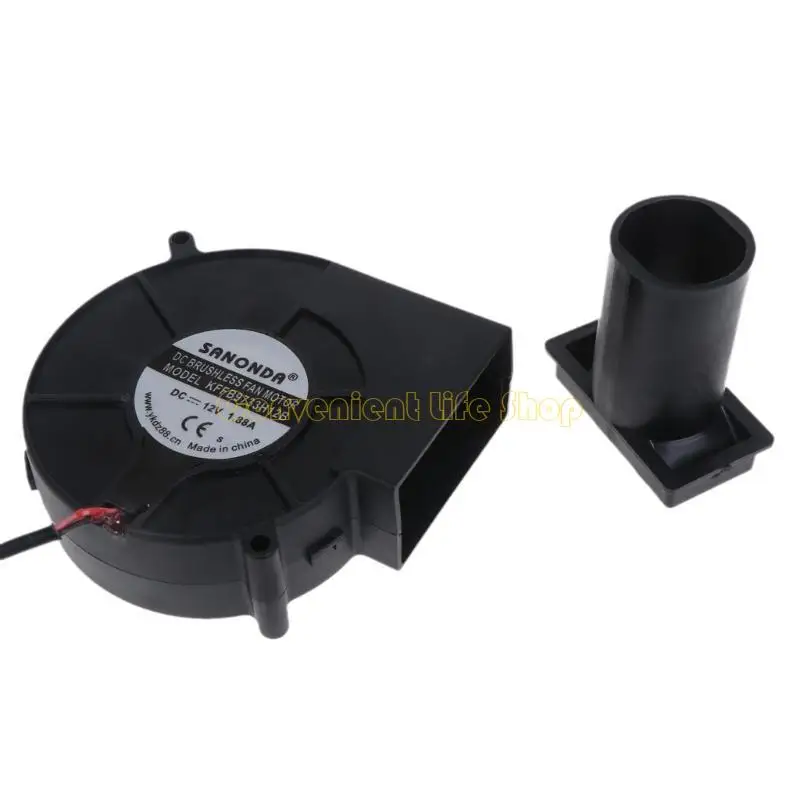 L1EE BBQ Fan Adjustable Speed 9733 Air Blower for DC 12V 110-240V Brushless 4700R Fans 9.7x9.7x3.3cm for w/ Air Duct Power
L1EE BBQ Fan Adjustable Speed 9733 Air Blower for DC 12V 110-240V Brushless 4700R Fans 9.7x9.7x3.3cm for w/ Air Duct Power