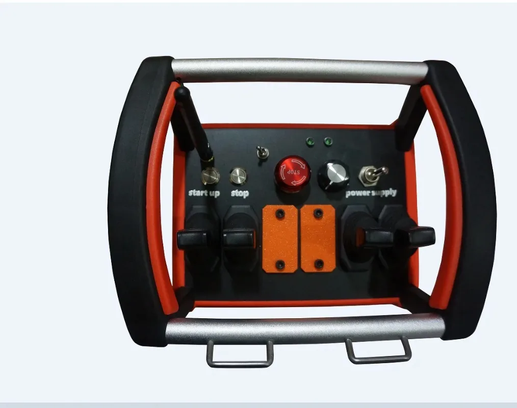 Wireless crane remote control, 4/6/8 joysticks. For discounted pricing/product model, please contact customer service.
Wireless crane remote control, 4/6/8 joysticks. For discounted pricing/product model, please contact customer service.