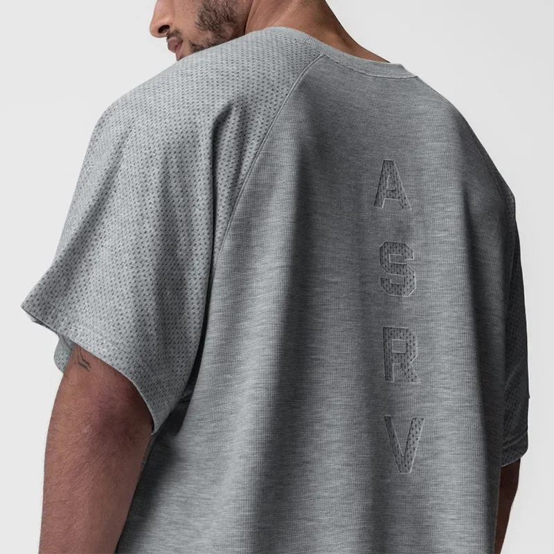 Мужская сетчатая футболка большого размера, летняя уличная одежда для тренажерного зала и фитнеса, быстросохнущая футболка для баскетбола с короткими рукавами, свободная повседневная спортивная одежда для тренировок
Мужская сетчатая футболка большого размера, летняя уличная одежда для тренажерного зала и фитнеса, быстросохнущая футболка для баскетбола с короткими рукавами, свободная повседневная спортивная одежда для тренировок