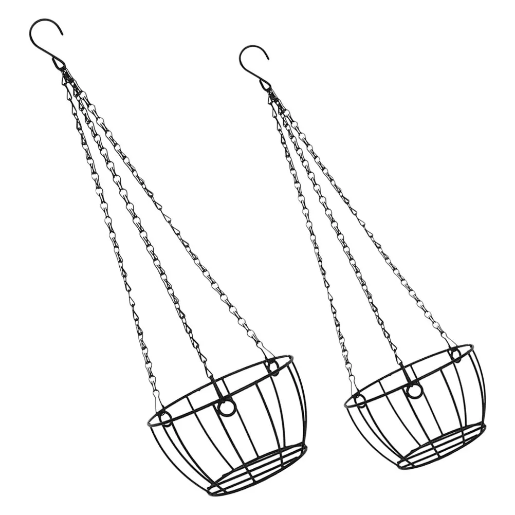 Iron Hanging Basket Wire Baskets Black Metal Planter Galvanized Deck Hanger Flower Pot Space Saving Adjustable Height Strong
Iron Hanging Basket Wire Baskets Black Metal Planter Galvanized Deck Hanger Flower Pot Space Saving Adjustable Height Strong