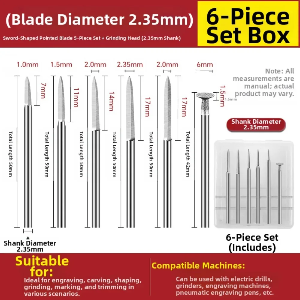 Precision Engraving Drill Bit Set With Gold Drill Bits For Woodworking And Wood Carving, Suitable For Wood, Metal, And Plastic
Precision Engraving Drill Bit Set With Gold Drill Bits For Woodworking And Wood Carving, Suitable For Wood, Metal, And Plastic