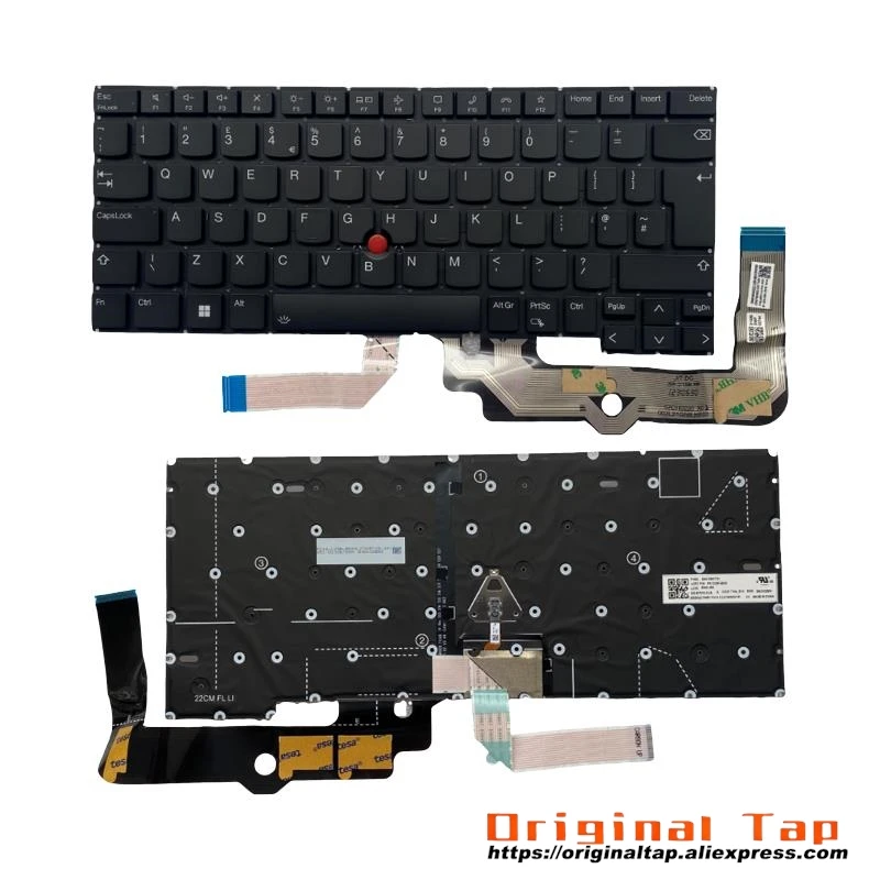 UK English Backlit Keyboard for Lenovo Thinkpad E14 Gen 6 SN21M91681 SN21M91755 SN21M91829 SN21M91903
UK English Backlit Keyboard for Lenovo Thinkpad E14 Gen 6 SN21M91681 SN21M91755 SN21M91829 SN21M91903