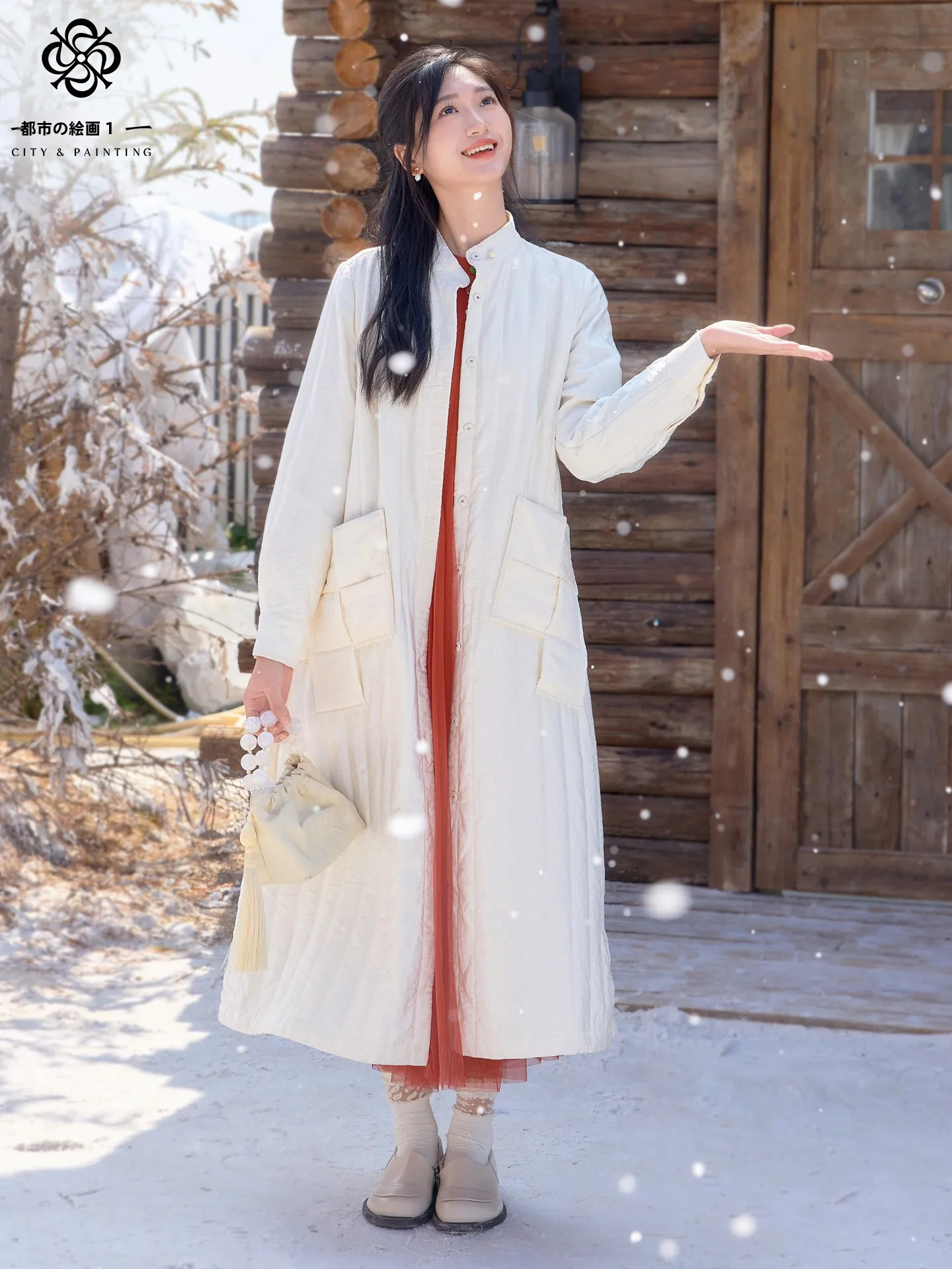 Long A-Line Cotton Jacket Stand Collar Pink Winter Outerwear Youth Women's Single Button Closure Cotton Coat Winter Season
Long A-Line Cotton Jacket Stand Collar Pink Winter Outerwear Youth Women's Single Button Closure Cotton Coat Winter Season