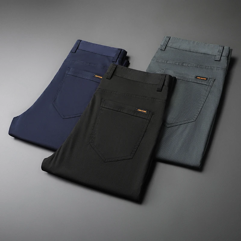 Summer Cotton Blend Loose Straight Leg Trousers Middle Aged Mens Business Casual Lightweight Office Wear Breathable Anti-Wrinkle
Summer Cotton Blend Loose Straight Leg Trousers Middle Aged Mens Business Casual Lightweight Office Wear Breathable Anti-Wrinkle