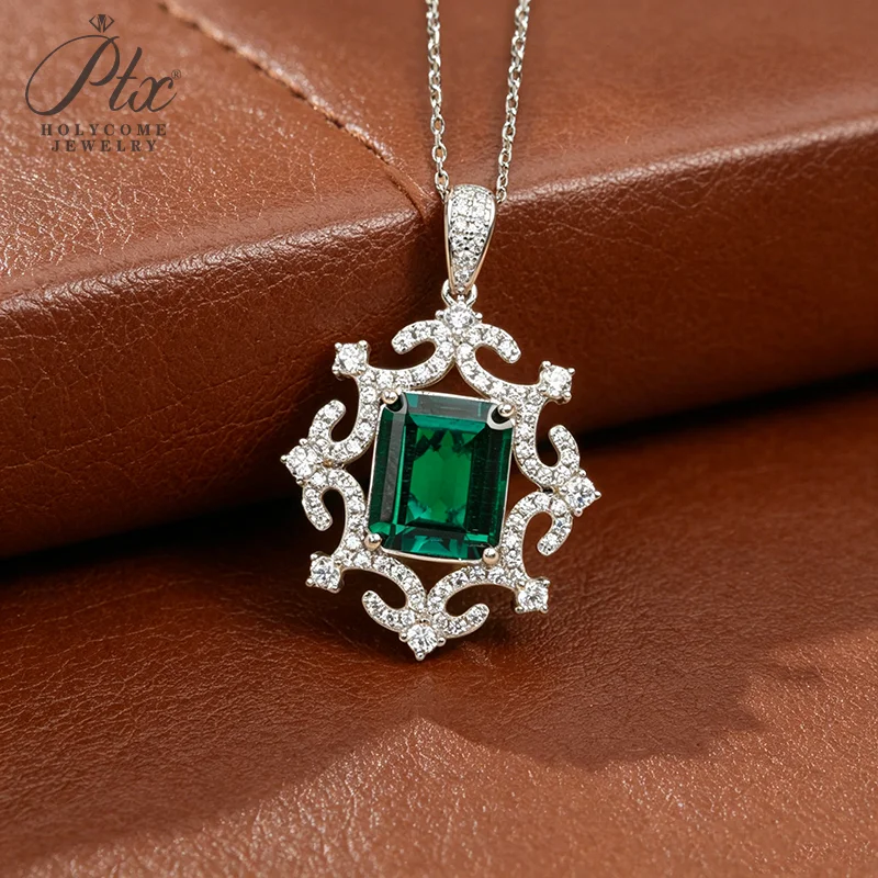 Lab-grown Gemstone Necklace Emerald VVS1 Clarity 925 Sterling Silver Classic Pendant for Women Daily Wear Banquet Anniversary
Lab-grown Gemstone Necklace Emerald VVS1 Clarity 925 Sterling Silver Classic Pendant for Women Daily Wear Banquet Anniversary