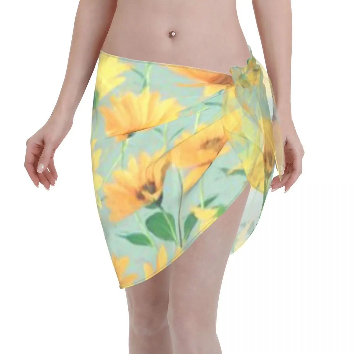 Promotion Painted Golden Yellow Daisies On Soft Sage Green Women's Beach Wrap SkirtBeach Wedding Guest Outfit Women Beach Skirt
Promotion Painted Golden Yellow Daisies On Soft Sage Green Women's Beach Wrap SkirtBeach Wedding Guest Outfit Women Beach Skirt