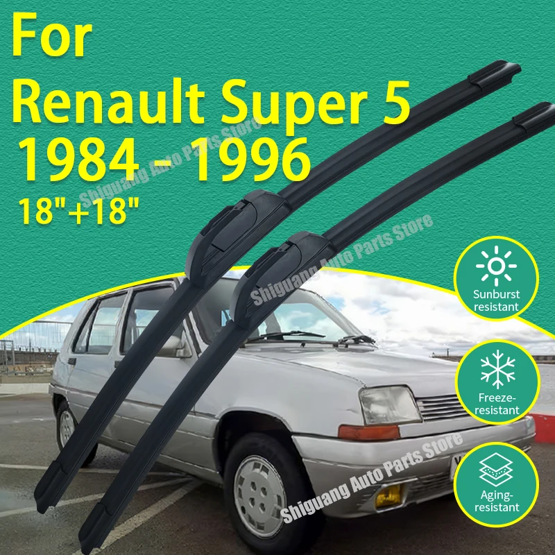 Front Silicone Coating Wipers for Renault Super 5 1984 - 1996 Car Wiper Windshield Windscreen Blades Accessories 1985 1986 1987
Front Silicone Coating Wipers for Renault Super 5 1984 - 1996 Car Wiper Windshield Windscreen Blades Accessories 1985 1986 1987