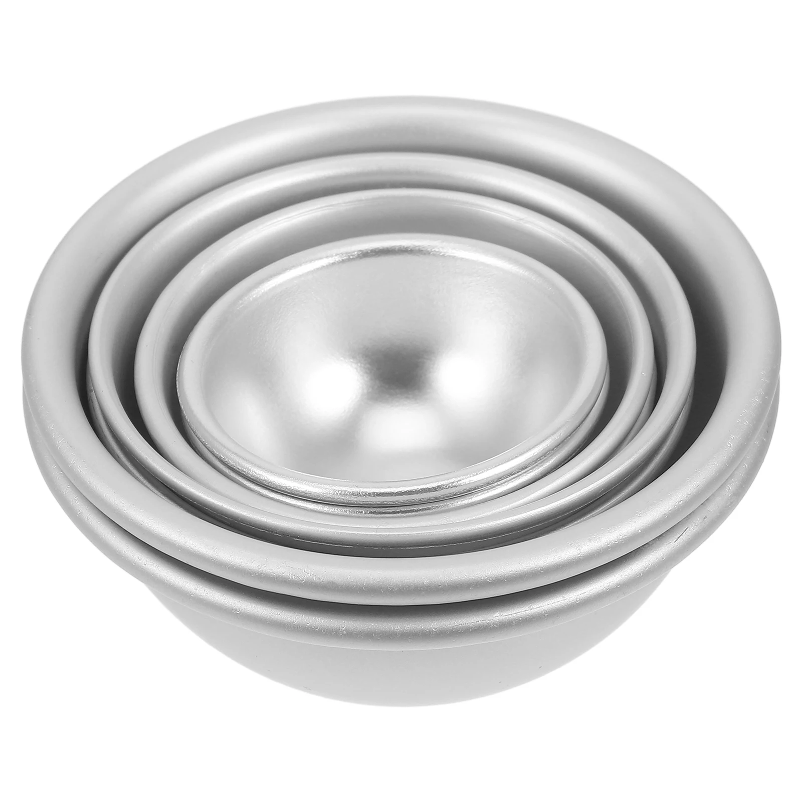 4Pairs Baking Mold Firm Half Ball Shaped Metal Mold Easy Clean DIY Craft Baking Accessory Semicircular Bath Ball Maker Tool
4Pairs Baking Mold Firm Half Ball Shaped Metal Mold Easy Clean DIY Craft Baking Accessory Semicircular Bath Ball Maker Tool
