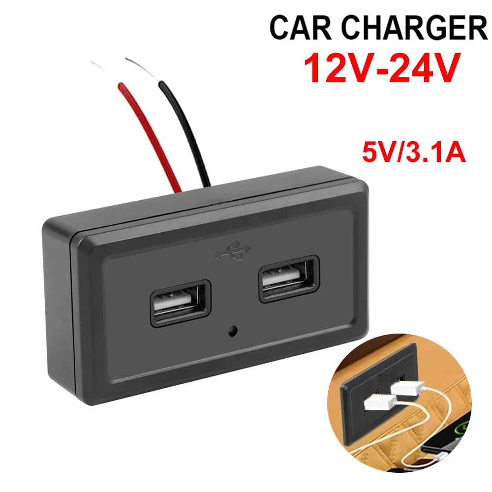 Dual USB Charger Socket 4.8A 3.1A For Motorcycle Auto Truck Atv Boat Car Rv Bus 2.1A 2.4A Car Furniture Charger Outlet
Dual USB Charger Socket 4.8A 3.1A For Motorcycle Auto Truck Atv Boat Car Rv Bus 2.1A 2.4A Car Furniture Charger Outlet