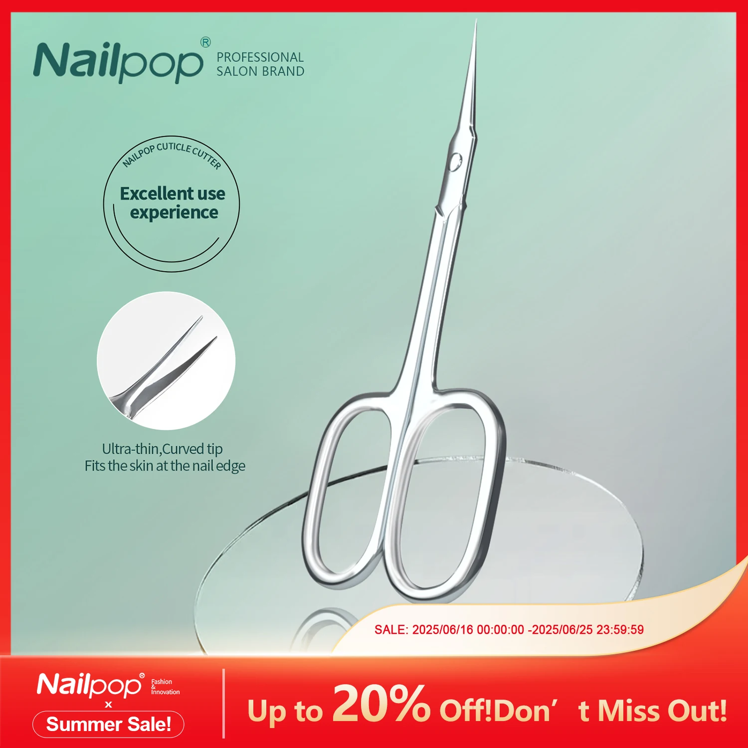 Nailpop Cuticle Scissors Nail Cuticle Clippers Trimmer Dead Skin Remover Manicure Pedicure Cutter Professional Nail Art Tools
Nailpop Cuticle Scissors Nail Cuticle Clippers Trimmer Dead Skin Remover Manicure Pedicure Cutter Professional Nail Art Tools