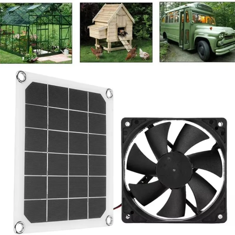 RMWIN-Solar Panel Powered Fan 10W Exhaust Fan For Greenhouse Motorhome House Chicken House For Pets 10W Mini Ventilator
RMWIN-Solar Panel Powered Fan 10W Exhaust Fan For Greenhouse Motorhome House Chicken House For Pets 10W Mini Ventilator