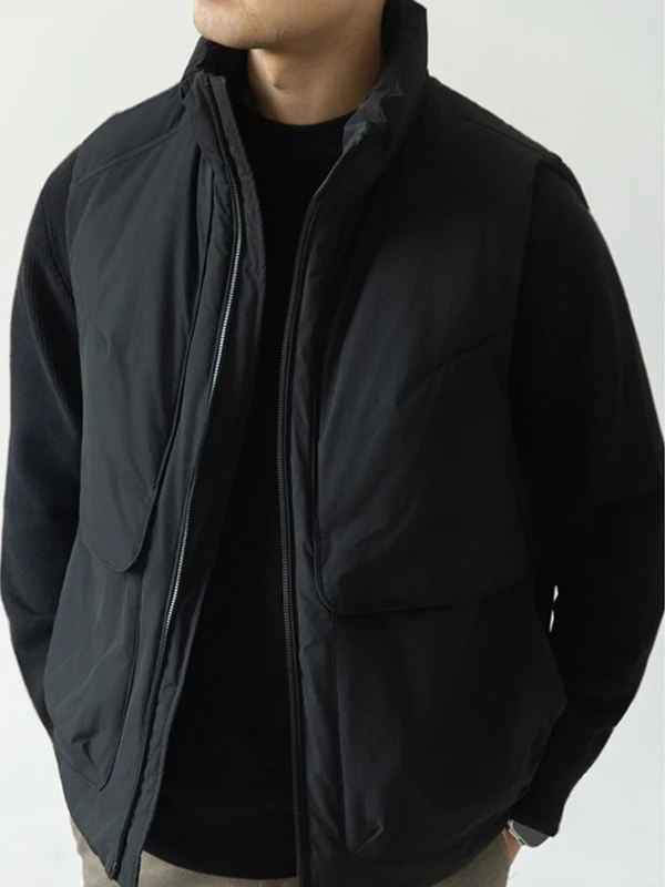 Мужской легкий пуховый жилет свободного кроя для многослойной носки, утепленный, зимний, в стиле рабочей одежды, модный, с подплечниками, для путешествий, молодежный
Мужской легкий пуховый жилет свободного кроя для многослойной носки, утепленный, зимний, в стиле рабочей одежды, модный, с подплечниками, для путешествий, молодежный