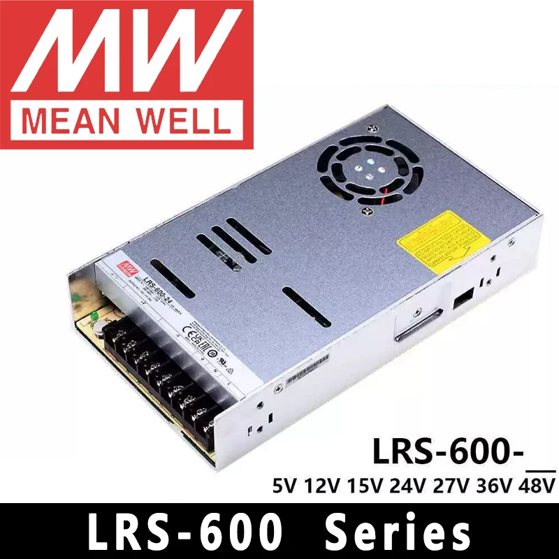 Блок питания Mean Well LRS-600/600N2-5/12/15/24/27/36/48, 600 Вт, AC/DC, с одним выходом, онлайн-магазин
Блок питания Mean Well LRS-600/600N2-5/12/15/24/27/36/48, 600 Вт, AC/DC, с одним выходом, онлайн-магазин