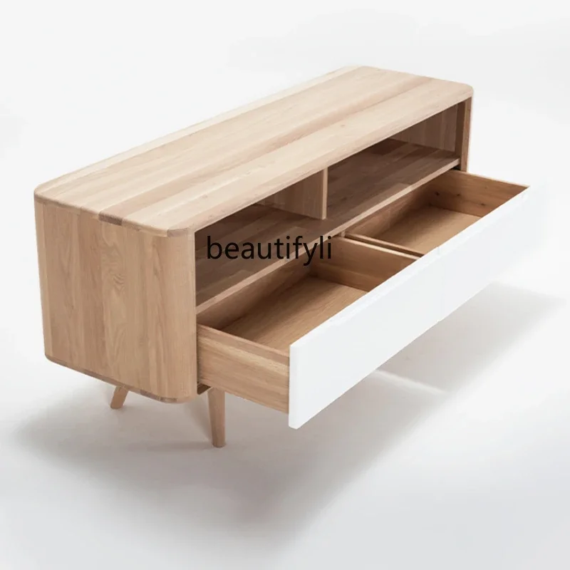 Nordic Solid Wood TV Cabinet Living Room Home Floor Cabinet Small Apartment Modern Oak Furniture
Nordic Solid Wood TV Cabinet Living Room Home Floor Cabinet Small Apartment Modern Oak Furniture