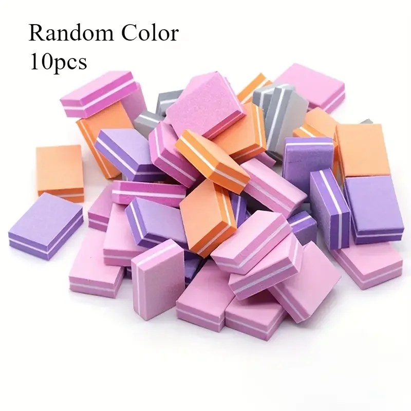 10pcs Mini Double-Sided Nail Sanding Blocks EVA Sandpaper Cubes for Manicure & Pedicure Polished Nail Art Sponge Tools
10pcs Mini Double-Sided Nail Sanding Blocks EVA Sandpaper Cubes for Manicure & Pedicure Polished Nail Art Sponge Tools