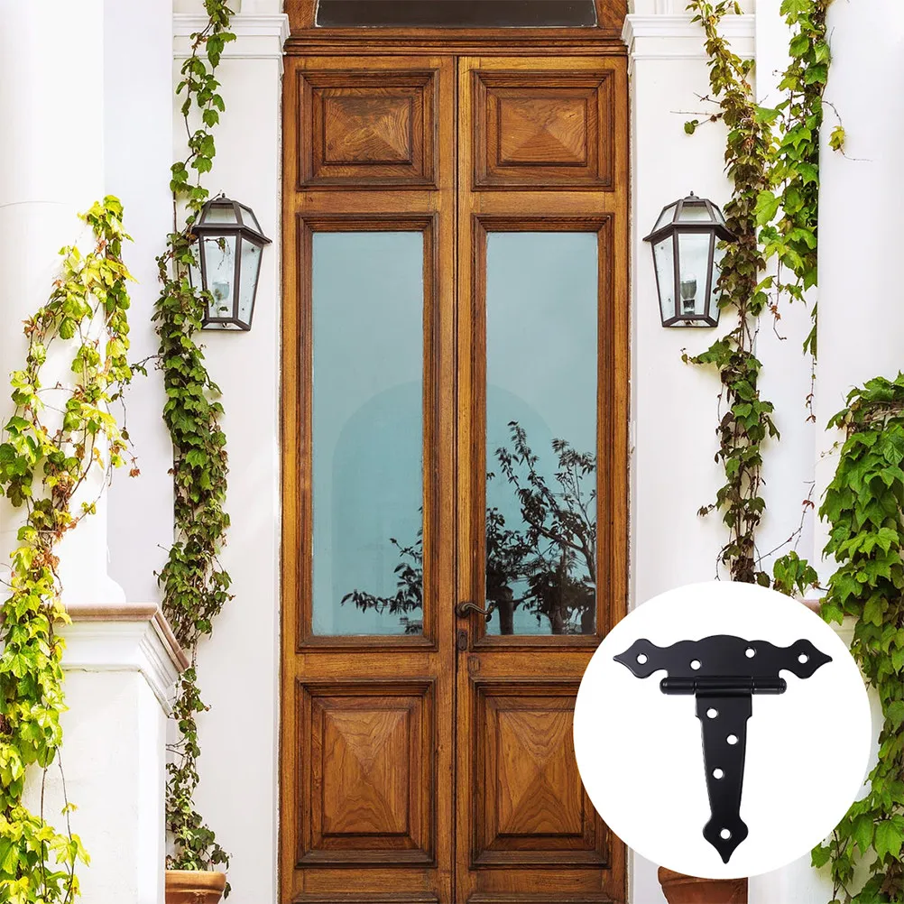 6 Inch Iron T Hinge Black Finish Thickened Rust Resistant Quiet Smooth Operation Door Hinge for Interior Exterior Security Doors
6 Inch Iron T Hinge Black Finish Thickened Rust Resistant Quiet Smooth Operation Door Hinge for Interior Exterior Security Doors